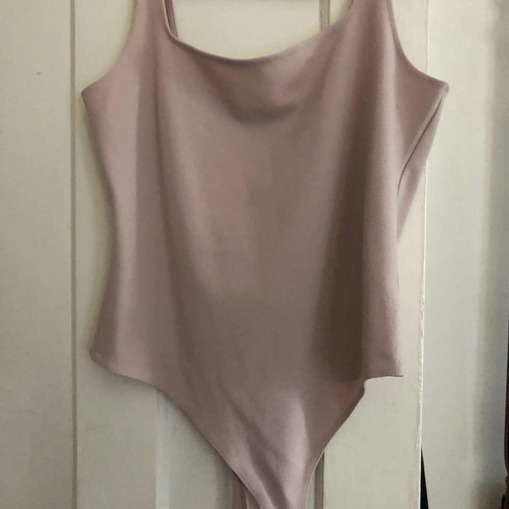 Pink Express Square bodysuit